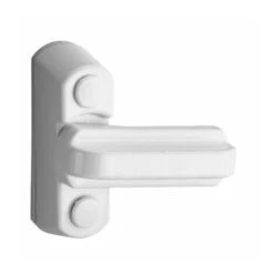 Loqueteau De Fenêtre Blanc，T-lock Alliage De Zinc Verrouillage De Fenêtre à Battant Velcro De Fenêtre En Acier Plastique Verrouillage De Fenêtre,2pcs -Optimal Serrures Magasin 100155521 3