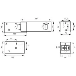 THIRARD - Porte Cadenas Renforcé, Noir -Optimal Serrures Magasin 10377564 3