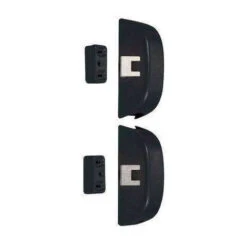 Jeu De Pênes + Vis + Gâches Latéraux ISEO - Non Coupe-feu - Noir - 9410203505