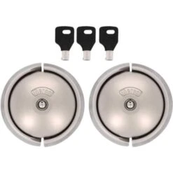 Lot De 2 Serrures Antivols/cadenas Fermeture Manuelle Pour Véhicule Utilitaire MERONI UFO -Optimal Serrures Magasin 13510057 4