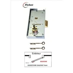 Serrure Sans Souci FICHET Original Droite. 2 Clés - Réf: 70848803 . -Optimal Serrures Magasin 15679797 2