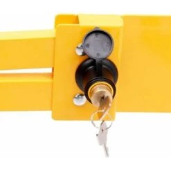COSTWAY Antivol Roue Voiture, Sabot Roue Caravane Avec 2 Clés Pour Roue DE 13"-15" Voiture Antidémarrage -Optimal Serrures Magasin 15881474 5