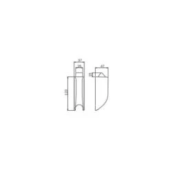 Jeu De Pênes + Vis + Gâches Haut Et Bas ISEO - Non Coupe-feu - Noir - 9410201505 -Optimal Serrures Magasin 16931173 5