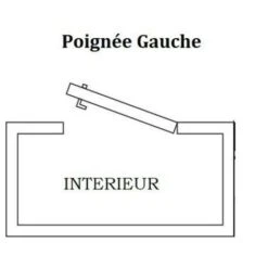 Serrure De Porte ZADI Noire Ouverture à Droite -Optimal Serrures Magasin 17075808 4