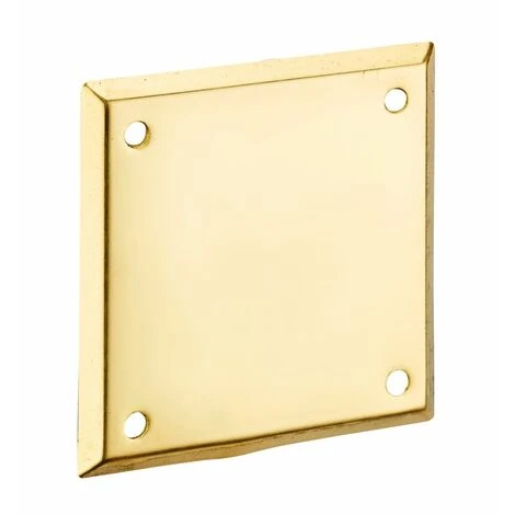 THIRARD - Plaque De Propreté Pour Porte D'entrée, 60x60mm, Laiton 1 THIRARD - Plaque De Propreté Pour Porte D'entrée, 60x60mm, Laiton