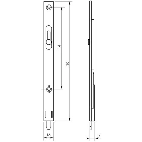 FERCO By THIRARD - Verrou à Onglet Pour Fenêtre, Pêne Rond Coulissant, 200mm, ZinguéFERCO BY THIRARD 2 FERCO By THIRARD - Verrou à Onglet Pour Fenêtre, Pêne Rond Coulissant, 200mm, ZinguéFERCO BY THIRARD – Image 2