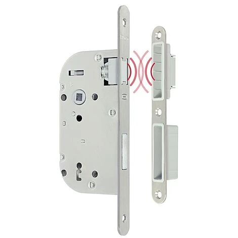 Serrure à Larder à Pêne Magnétique Coffre 145 Mm Entraxe 70 Axe 40 Mm Carré De 7 Mm Réversible Avec Gâche Clé I 3 Serrure à Larder à Pêne Magnétique Coffre 145 Mm Entraxe 70 Axe 40 Mm Carré De 7 Mm Réversible Avec Gâche Clé I – Image 3