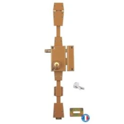 Serrurerie De Picardie - Serrure En Applique Horizontale, à Tirage, 3 Pts, Bronze, Droite -Optimal Serrures Magasin 19999963 3