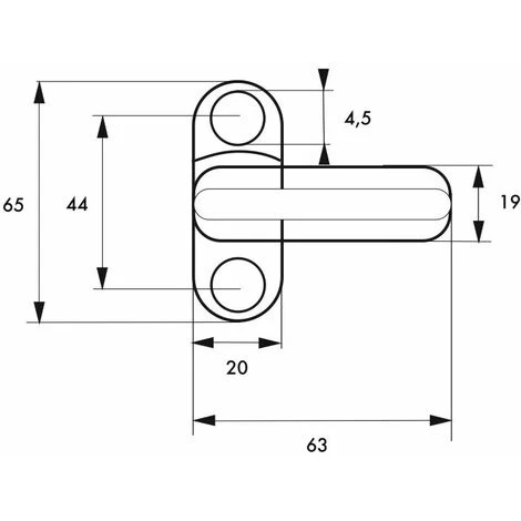 Serrurerie De Picardie - Loqueteau De Fenêtre, Laqué Blanc 2 Serrurerie De Picardie - Loqueteau De Fenêtre, Laqué Blanc – Image 2