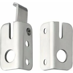 Verrou De Porte Coulissante Cadenas Moraillon Serrure De Porte Loquet De Verrouillage De Boucle Crochet Antivol, Finition Brossée En Acier Inoxydable, EMS3001-B 8 Verrou De Porte Coulissante Cadenas Moraillon Serrure De Porte Loquet De Verrouillage De Boucle Crochet Antivol, Finition Brossée En Acier Inoxydable, EMS3001-B -Optimal Serrures Magasin 26310747 4