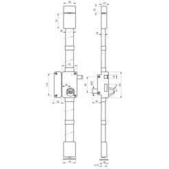 THIRARD - Serrure En Applique Beluga à Tirage Pour Porte D'entrée, Gauche, 3 Pts, Cylindre HG5 Ø23mm, Axe 45mm, Marron, 4 Clés 3 THIRARD - Serrure En Applique Beluga à Tirage Pour Porte D'entrée, Gauche, 3 Pts, Cylindre HG5 Ø23mm, Axe 45mm, Marron, 4 Clés -Optimal Serrures Magasin 28903671 2