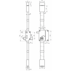 THIRARD - Serrure En Applique Beluga à Tirage Pour Porte D'entrée, Droite, 3 Pts, Cylindre HG5 Ø23mm, Axe 45mm, Marron, 4 Clés -Optimal Serrures Magasin 28903727 2