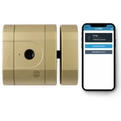 Verrou Int-LOCK Bluetooth Avec 2 Télécommandes + APP Pour Smartphone, Finition Laiton Mat - AYR -Optimal Serrures Magasin 29500160 4