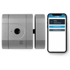 Verrou Int-LOCK Bluetooth Avec 2 Télécommandes + APP Pour Smartphone, Finition Chrome Mat - AYR -Optimal Serrures Magasin 29500202 4
