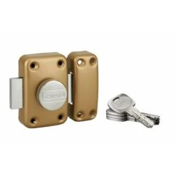 THIRARD - Verrou Pour Porte D'entrée Transit 2 à Bouton Et Cylindre 65 Mm