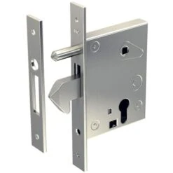 Serrure De Portail à Encastrer à Crochet, Axe 60 Mm
