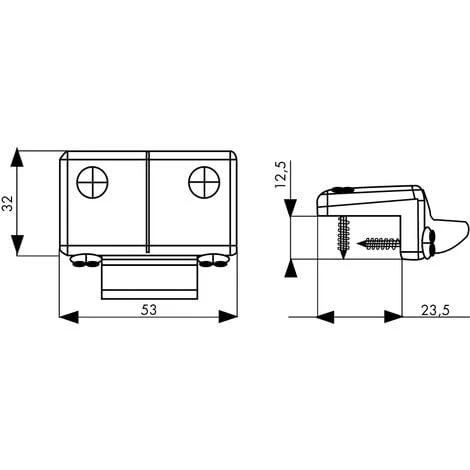 Gâche Réglable Haute Ou Latérale ISEO Pour Idea Base Ou Push - Profil PVC - Gris Alu - 94100157 1 Gâche Réglable Haute Ou Latérale ISEO Pour Idea Base Ou Push - Profil PVC - Gris Alu - 94100157
