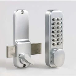 AIDUCHO Serrure De Porte Ditial Avec Clavier à Code D'accès Mécanique OS25A