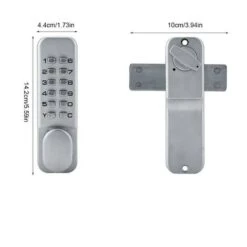 AIDUCHO Serrure De Porte Ditial Avec Clavier à Code D'accès Mécanique OS25A -Optimal Serrures Magasin 33917022 4