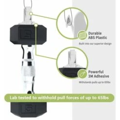 LITZEE Bloc Porte Securite Bebe (4 Serrures + 1 Clés), Bloque Porte Bébé Magnétique, Installation Facile En Quelques Secondes, Aucun Outil Ni Vis Nécessaires -Optimal Serrures Magasin 35463077 4