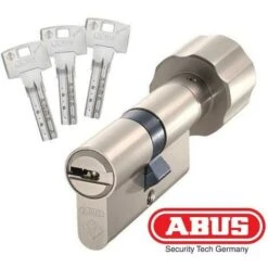 Cylindre à Bouton 30x30 Mm Haute Sécurité ABUS BRAVUS 2000 Avec 3 Clés -Optimal Serrures Magasin 36980211 5