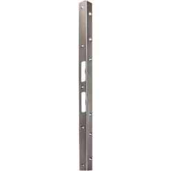 Plaque De Verrou Porte D'angle De Sécurité L.500mm B.25mm S.2mm Acier Inoxydable Brossé Mat 005/3127 SCHNEGEL