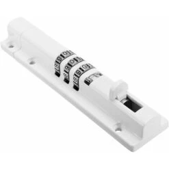 Combinaison Code Mécanisme De Verrouillage De Porte Verrou De Sécurité (avec Accessoires De Fixation (Blanc) -Optimal Serrures Magasin 43150416 4