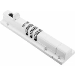 Combinaison Code Mécanisme De Verrouillage De Porte Verrou De Sécurité (avec Accessoires De Fixation (Blanc) -Optimal Serrures Magasin 43150416 5