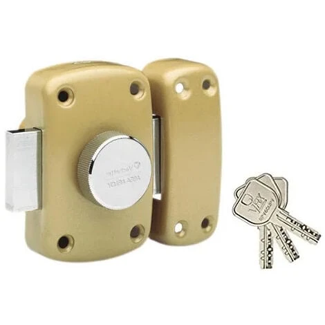 Verrou Cyclop VRX Bouton Et Cylindre 6 Goupilles L.45 Mm, Diamètre 23 Mm Avec 3 Clés Vachette 1 Verrou Cyclop VRX Bouton Et Cylindre 6 Goupilles L.45 Mm, Diamètre 23 Mm Avec 3 Clés Vachette