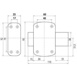 Verrou Cyclop VRX Bouton Et Cylindre 6 Goupilles L.45 Mm, Diamètre 23 Mm Avec 3 Clés Vachette 3 Verrou Cyclop VRX Bouton Et Cylindre 6 Goupilles L.45 Mm, Diamètre 23 Mm Avec 3 Clés Vachette -Optimal Serrures Magasin 43480966 2