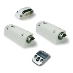 Kit De Penes Haut Et Bas FAPIM Avec Gache 8401 Blanc 9010 Pour Crémone Pompier Panama - 840132