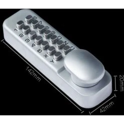 Alliage De Zinc Verrou De Porte A Code Sans Clé Serrure à Code Mécanique Style Rétro Code Lock, Convient Pour Garage/hôtel/Bureau/Studio/Entrepôt/Dossiers Guazhuni (argent) 7 Alliage De Zinc Verrou De Porte A Code Sans Clé Serrure à Code Mécanique Style Rétro Code Lock, Convient Pour Garage/hôtel/Bureau/Studio/Entrepôt/Dossiers Guazhuni (argent) -Optimal Serrures Magasin 47436612 3