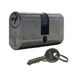 Cylindre 55 Mm (27x27) Oblongue Varié En Laiton Chromé