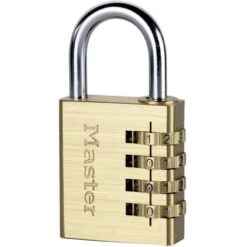 Master Lock P44298 Cadenas Or, Argent Avec Serrure à Combinaison