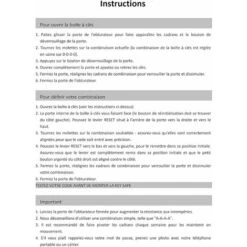 Boîte à Clé Sécurisée, Avec Serrure 4 Chiffres à Code Supérieur Grand Clés Boîte, étanche à L'eau Et à La Rouille,Boite A Clef Mural Pour Une Utilisation En Intérieur Et En Extérieur. -Optimal Serrures Magasin 53929700 5