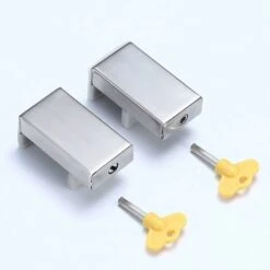2 Packs Verrou Cale Fenêtre Coulissante Avec Clé Limiteur Cadre Porte Coulissante Réglable En Alliage D'aluminium Sécurité Antivol Pour Sécurité Enfants Pour L'école Dortoir Bureau Domicile-Triomphe