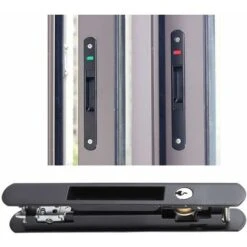 Verrou De Porte- Porte Coulissante Fenêtre Crochet Serrure Porte Mobile Moderne Simple Double Face Serrure Pour La Maison,Starlight 9 Verrou De Porte- Porte Coulissante Fenêtre Crochet Serrure Porte Mobile Moderne Simple Double Face Serrure Pour La Maison,Starlight -Optimal Serrures Magasin 54168834 5