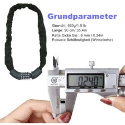 VINGO Antivol Vélo Antivol Moto Antivol Panzir à Combinaison Haute Qualité 120cm -Optimal Serrures Magasin 55433915 3