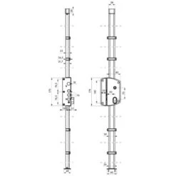 Thirard - Boîtier De Serrure 00050841 Melissa Or à Fouillot Gauche -Optimal Serrures Magasin 59280690 2