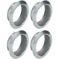 Optimal Serrures Magasin 36 4x Rosace De Cylindre 19mm X 25mm Acier Poli Chromé Serrure Pour Recouvrir Trou De Perçage Boitier Vérou Verrou Loquet Porte