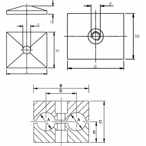 Collier De Serrage Double 30x30mm Polyéthylène Nervuré Arêtes Arrondies Support Connecteur Raccord Tube Tuyau Câble Hydraulique Pince 2 Collier De Serrage Double 30x30mm Polyéthylène Nervuré Arêtes Arrondies Support Connecteur Raccord Tube Tuyau Câble Hydraulique Pince – Image 2