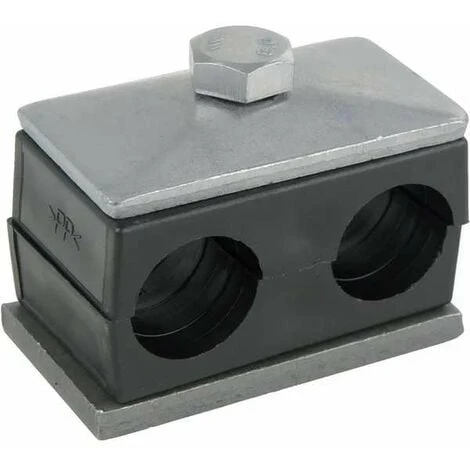 Collier De Serrage Double 12x12mm Polyéthylène Nervuré Arêtes Arrondies Support Connecteur Raccord Tube Tuyau Câble Hydraulique Pince 1 Collier De Serrage Double 12x12mm Polyéthylène Nervuré Arêtes Arrondies Support Connecteur Raccord Tube Tuyau Câble Hydraulique Pince