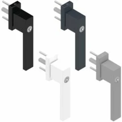 Poignée De Fenêtre à Clé Standard Gris Anthracite 40 Mm 9 Poignée De Fenêtre à Clé Standard Gris Anthracite 40 Mm -Optimal Serrures Magasin 62566245 5