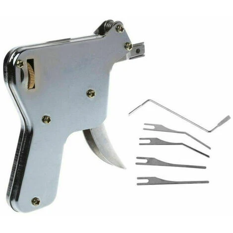 Ensemble D'outils De 6 Pièces Et Serrure Transparente Pour Les Exercices D'entranement De Bricolage Facile à Assembler Et à Utiliser,colis: 184g Taille De L'emballage: 120 X 110 X 14mm / 4.72 X 4.33 X 5 Ensemble D'outils De 6 Pièces Et Serrure Transparente Pour Les Exercices D'entranement De Bricolage Facile à Assembler Et à Utiliser,colis: 184g Taille De L'emballage: 120 X 110 X 14mm / 4.72 X 4.33 X – Image 5