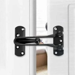 Serrure De Limiteur Pour Porte, Loquet De Barre De Porte Plus épais, Sécurité Verrou Porte Peut être Utilisé Pour Les Portes Et Fenêtres De Bureau à Domicile, équipement Antivol D'hôtel -Optimal Serrures Magasin 64459672 5