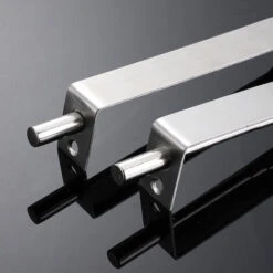 1 Paire De Loquets De Porte De 20 Cm - En Acier Inoxydable Robuste - Pour Portes Secondaires Primaires - Double Ouverture De Sécurité Ephé -Optimal Serrures Magasin 66742352 4