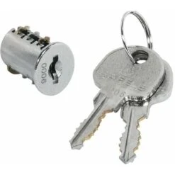 Optimal Serrures Magasin 7 Cylindre De Serrure à Paillettes Avec 2 Clé Symo SH3 Noyau Interchangeable Universel Pêne Verrou Meuble Porte Portail