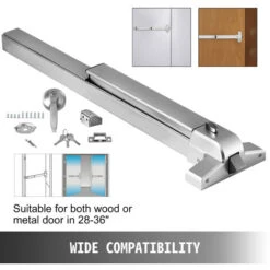 VEVOR Serrure Pousser Barre Urgence 71-91 Cm Appropriée Avec Poignée -Optimal Serrures Magasin 69342640 4