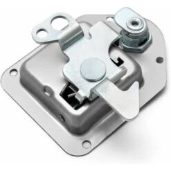 Verrou De Remorque En Acier Inoxydable Avec 2 Clés, 111mm X 83mm , Pour Caravane, Camion, Camping-car, Voiture De Patrouille -Optimal Serrures Magasin 71102741 3