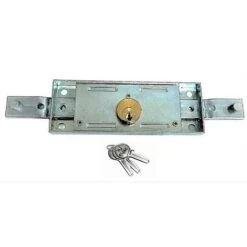 Serrure De Rideaux Métallique " KLOSE Besser " Sortie Droite Avec 3 Clés Solides Tiges Coudées